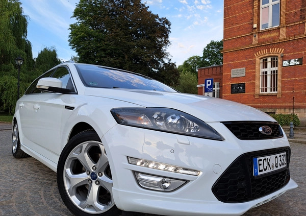 Ford Mondeo cena 40499 przebieg: 215274, rok produkcji 2014 z Chojnów małe 781